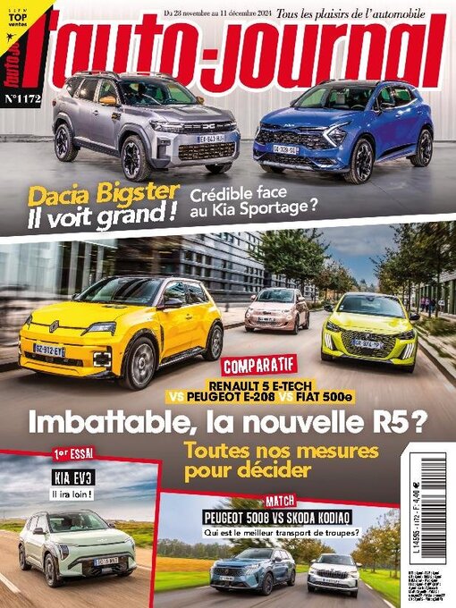 Title details for L'auto Journal by Editions Mondadori Axel Springer (EMAS) - Available